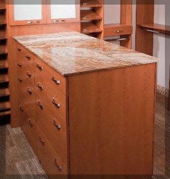 Center Islands for Custom Closets